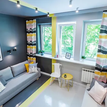 Powisle Vistula River/old Town- With A Mezzanine * ורשה